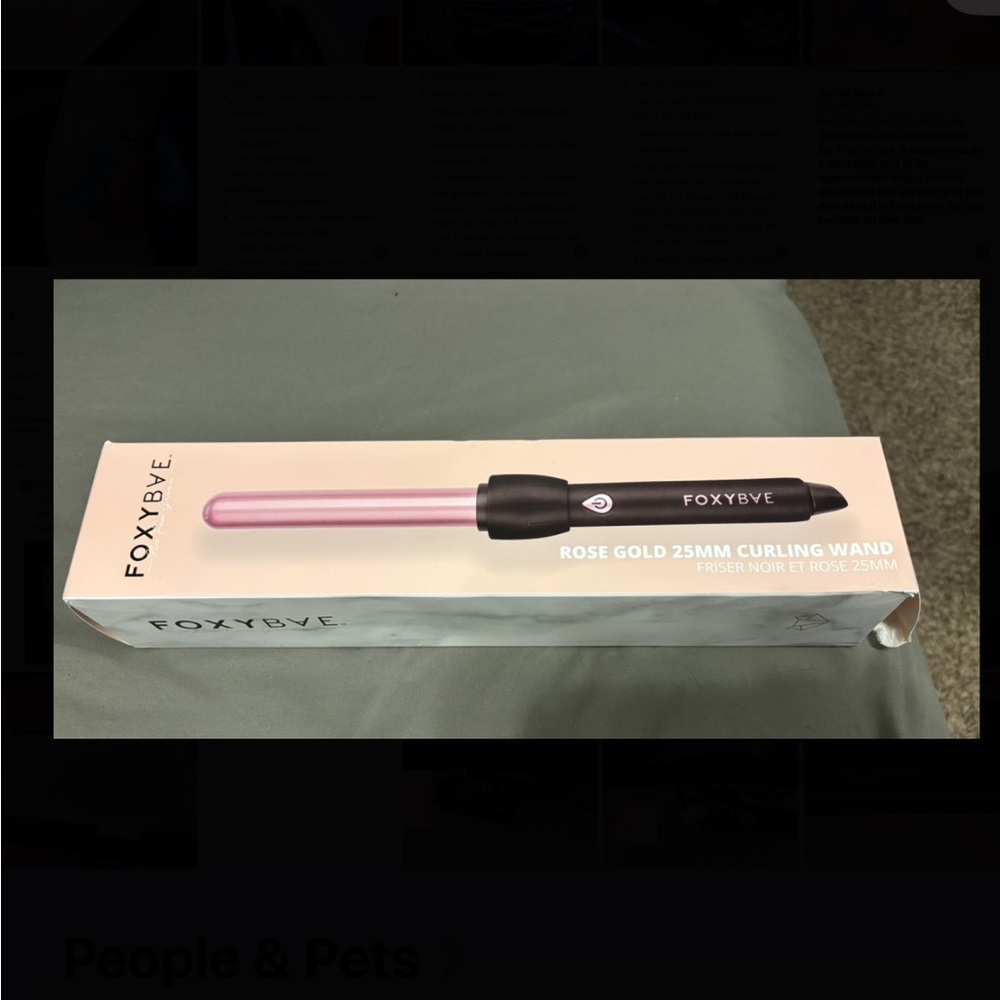 FoxyBae Rose Gold Curling Wand
